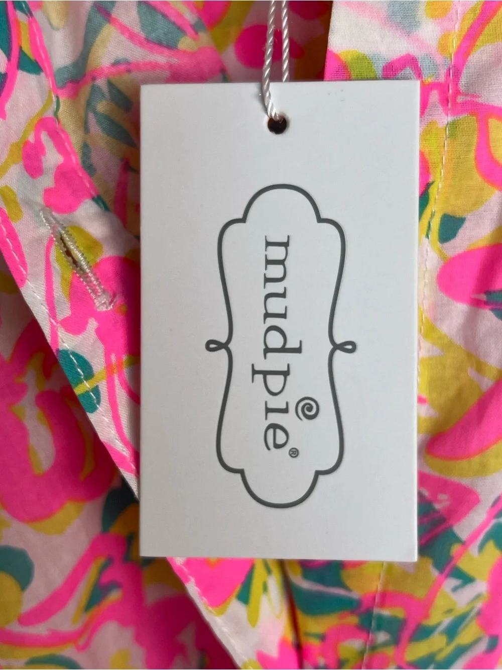 NWT! Mudpie Collins Neon‎ Floral Print Cover Up Size Small